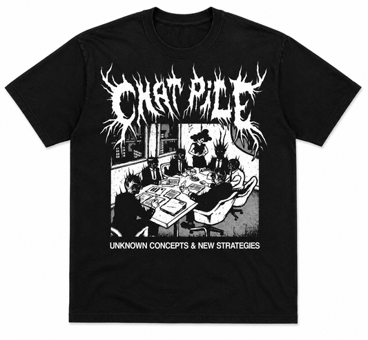 Chat Pile Unknown Concepts Black Tee (Pre-Order)