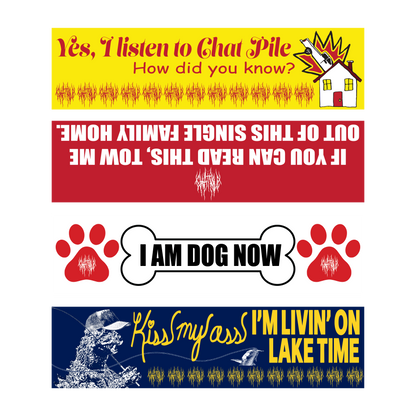 Chat Pile Bumper Sticker Pack